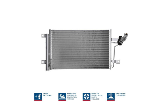 Condenser, air conditioning 940984 Nissens