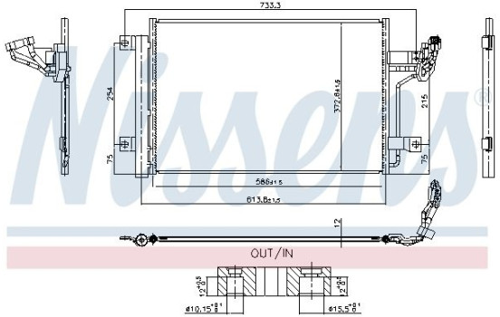Condenser, air conditioning 940984 Nissens, Image 7