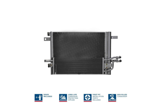 Condenser, air conditioning 940999 Nissens