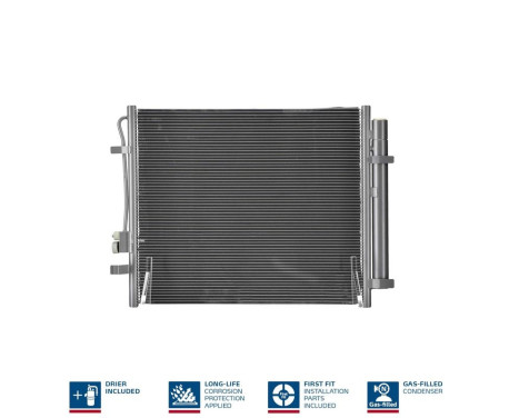Condenser, air conditioning 941028 Nissens