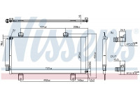 Condenser, air conditioning 941039 Nissens