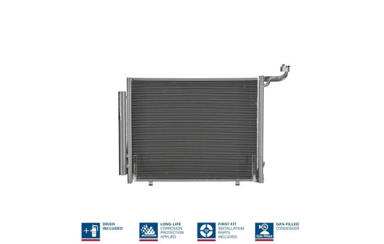 Condenser, air conditioning 941093 Nissens, Image 2