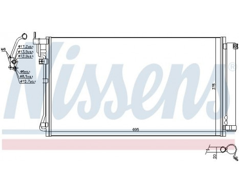 Condenser, air conditioning 941122 Nissens, Image 4