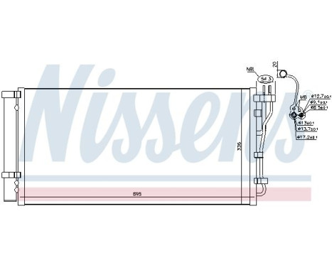 Condenser, air conditioning 941132 Nissens, Image 5