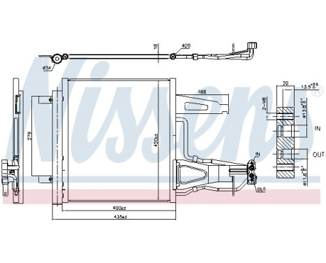 Condenser, air conditioning 941136 Nissens, Image 2