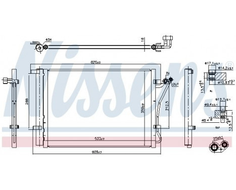 Condenser, air conditioning 941144 Nissens, Image 6