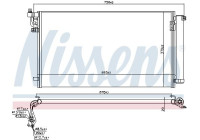 Condenser, air conditioning 941159 Nissens