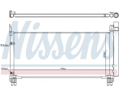 Condenser, air conditioning 941166 Nissens, Image 5