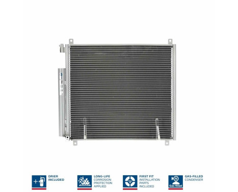 Condenser, air conditioning 941170 Nissens, Image 2