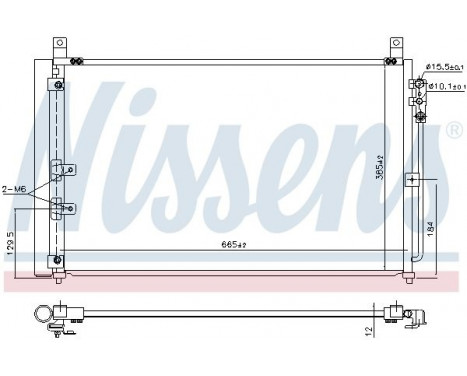 Condenser, air conditioning 941173 Nissens, Image 5
