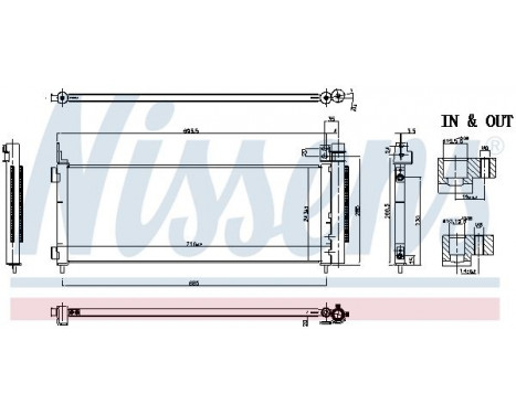 Condenser, air conditioning 941179 Nissens, Image 5