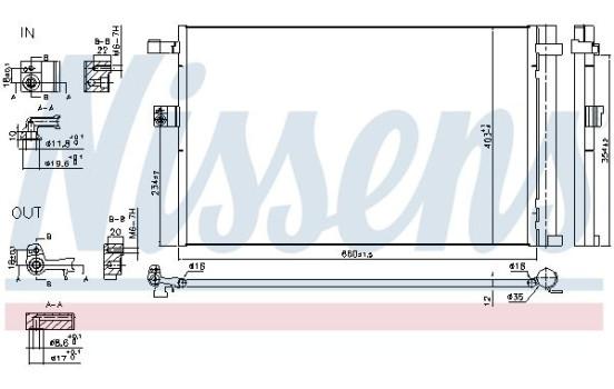Condenser, air conditioning 941187 Nissens, Image 6