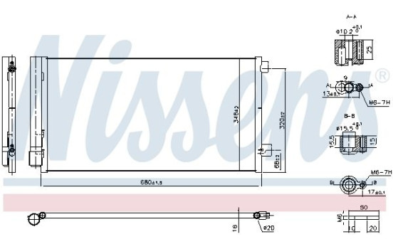 Condenser, air conditioning 941203 Nissens, Image 6