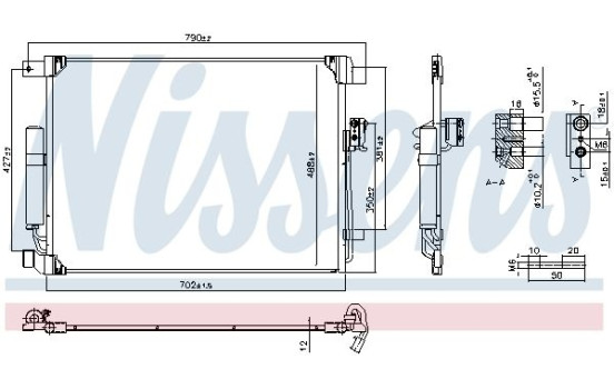 Condenser, air conditioning 941208 Nissens, Image 6