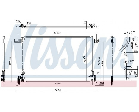 Condenser, air conditioning 941209 Nissens, Image 6
