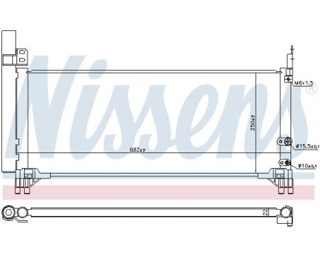 Condenser, air conditioning 941221 Nissens, Image 5