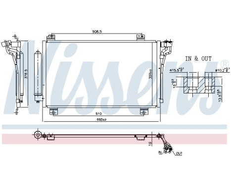 Condenser, air conditioning 941246 Nissens, Image 7