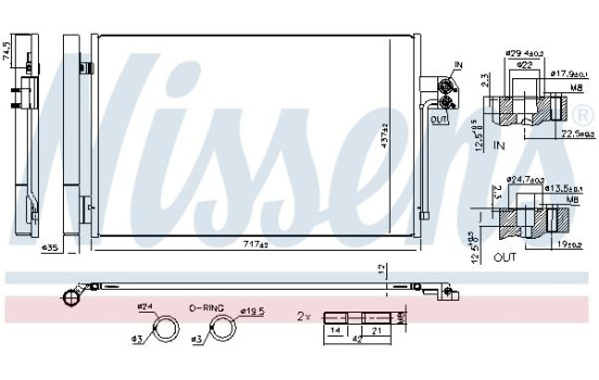 Condenser, air conditioning 941264 Nissens, Image 6