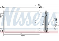 Condenser, air conditioning 941284 Nissens