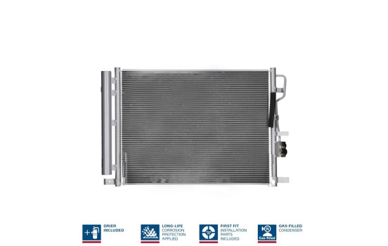 Condenser, air conditioning 941290 Nissens, Image 2