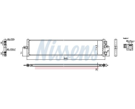 Condenser, air conditioning 941309 Nissens