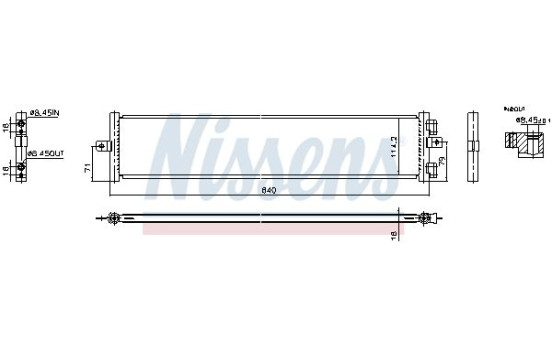 Condenser, air conditioning 941309 Nissens