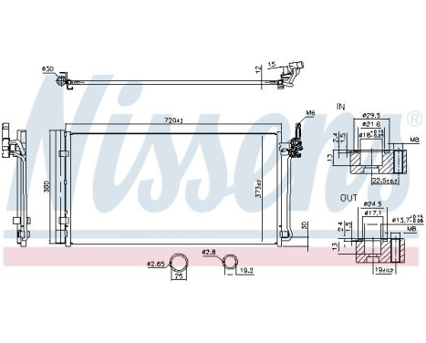 Condenser, air conditioning 941348 Nissens, Image 6
