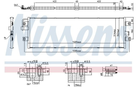 Condenser, air conditioning 941355 Nissens, Image 6