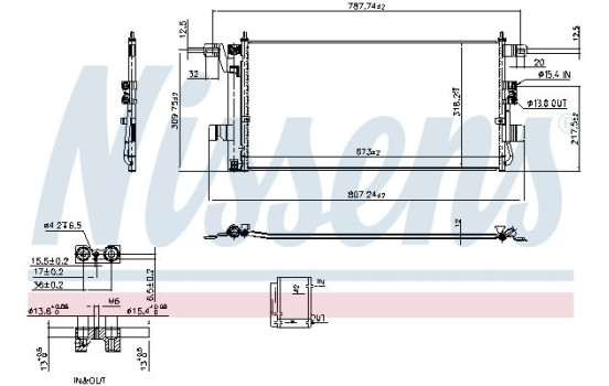 Condenser, air conditioning 941373 Nissens, Image 6