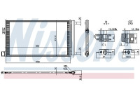 Condenser, air conditioning 941386 Nissens