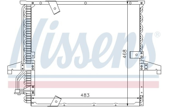 Condenser, air conditioning 94166 Nissens, Image 5