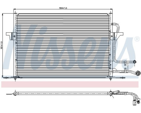Condenser, air conditioning 94189 Nissens, Image 5