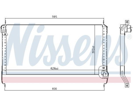 Condenser, air conditioning 94195 Nissens, Image 5