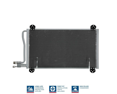 Condenser, air conditioning 94225 Nissens, Image 3