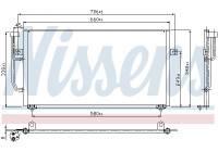 Condenser, air conditioning 94306 Nissens