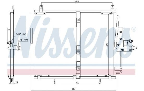 Condenser, air conditioning 94377 Nissens, Image 5