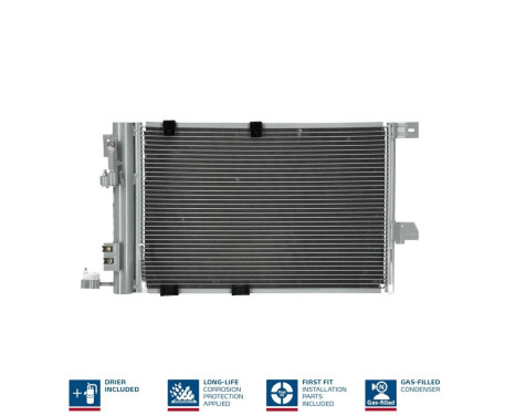 Condenser, air conditioning 94384 Nissens, Image 3