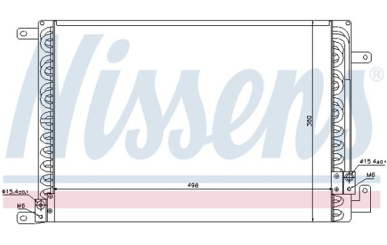 Condenser, air conditioning 94391 Nissens