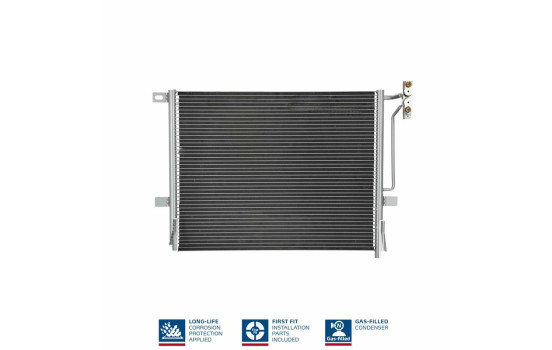 Condenser, air conditioning 94431 Nissens, Image 3