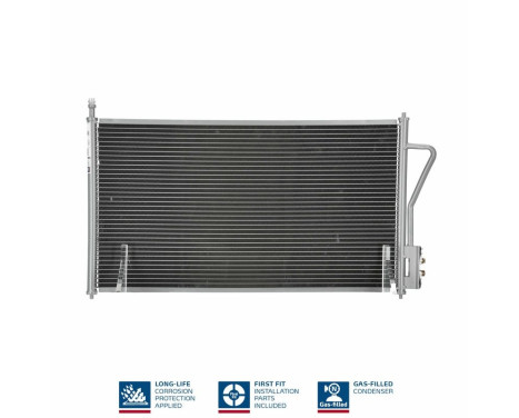 Condenser, air conditioning 94432 Nissens, Image 2