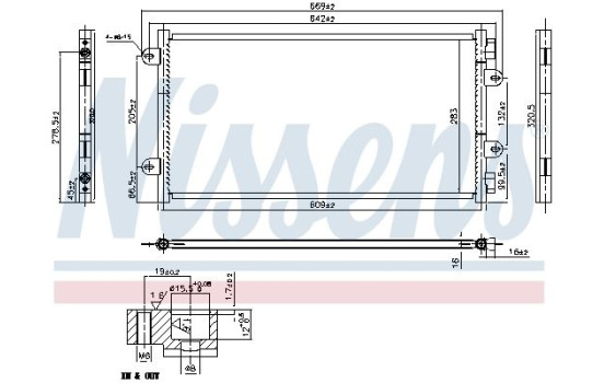 Condenser, air conditioning 94438 Nissens, Image 2