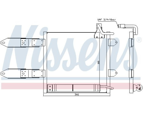Condenser, air conditioning 94443 Nissens, Image 3