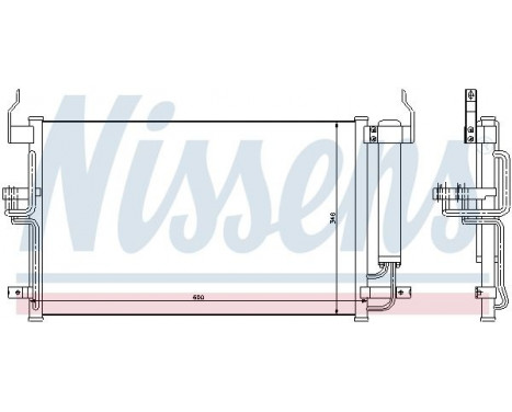 Condenser, air conditioning 94448 Nissens, Image 6