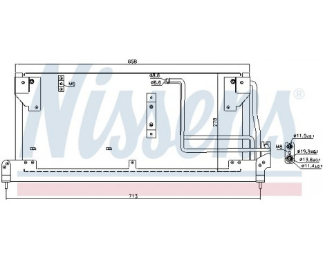 Condenser, air conditioning 94502 Nissens, Image 6