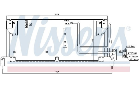 Condenser, air conditioning 94502 Nissens, Image 6