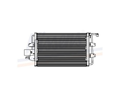 Condenser, air conditioning 94522 Nissens