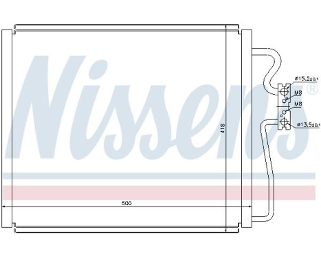 Condenser, air conditioning 94528 Nissens, Image 6