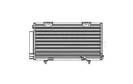 Condenser, air conditioning 94541 Nissens