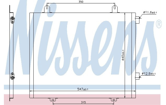 Condenser, air conditioning 94573 Nissens