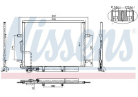 Condenser, air conditioning 94614 Nissens